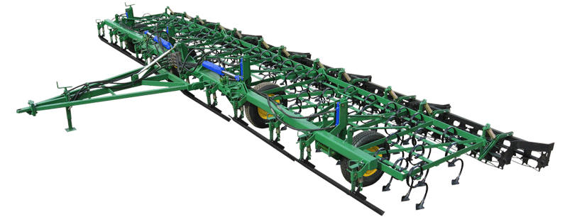 Trailed, wide-cut KPS-9,6 cultivator for secondary tillage